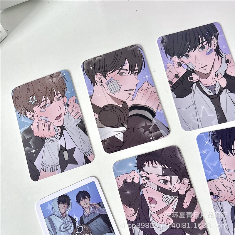 Bộ Thẻ Bài Trò Chơi Gu Han Mangaa Nhỏ Nhắn Xinh Xắn Kiểu Hàn Quốc