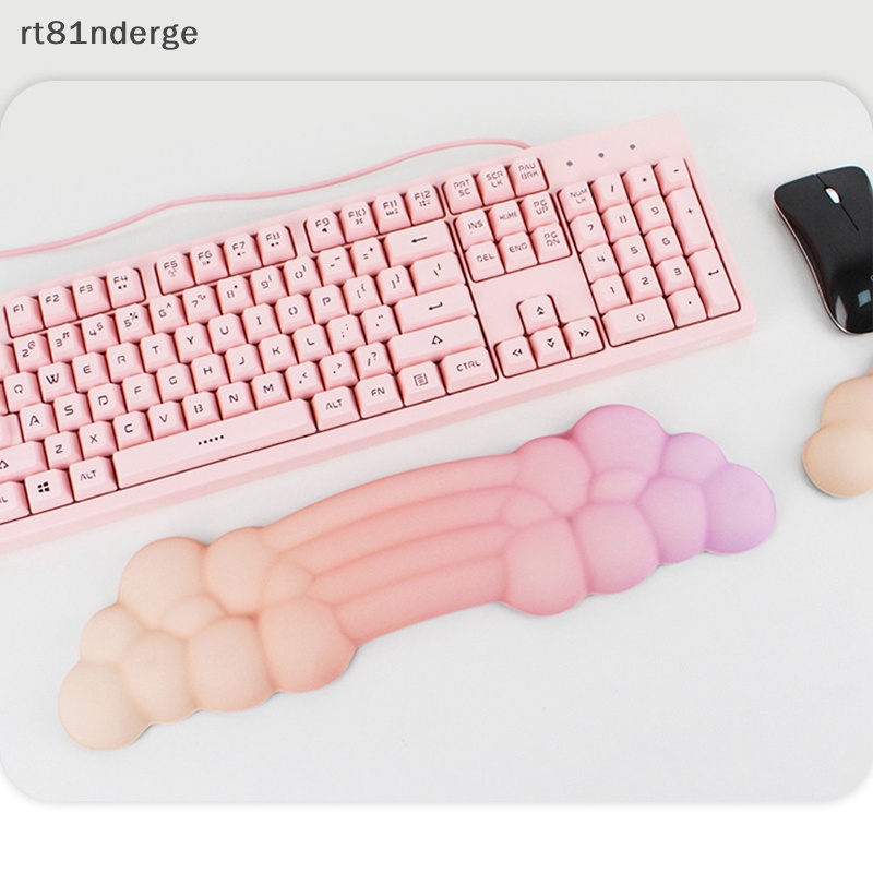 Ge Thảm Cao Su Mềm Lót Chuột Bàn Phím Chống Trượt Có Đệm Kê Tay Cho Văn Phòng