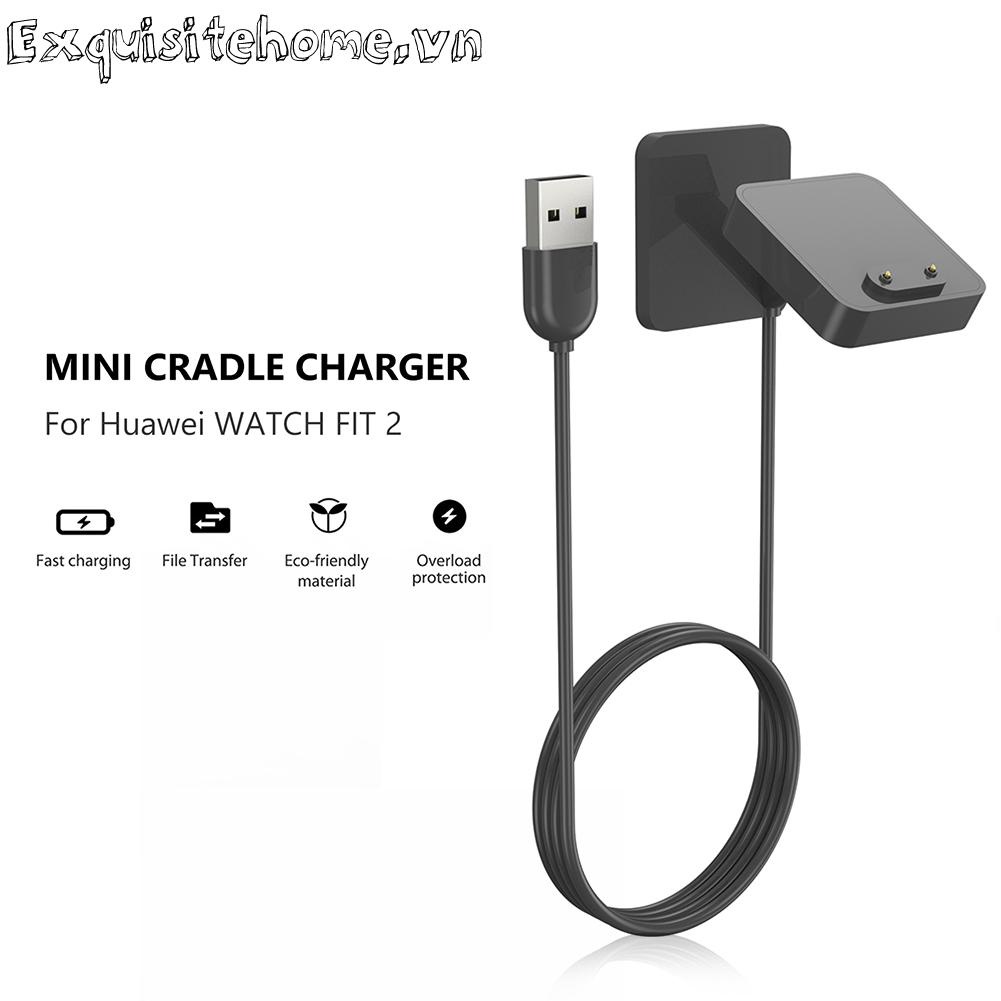 Đế Sạc Từ Tính Cổng USB 5V 1A Dài 1m Chuyên Dụng Cho Đồng Hồ Huawei Watch Fit 2