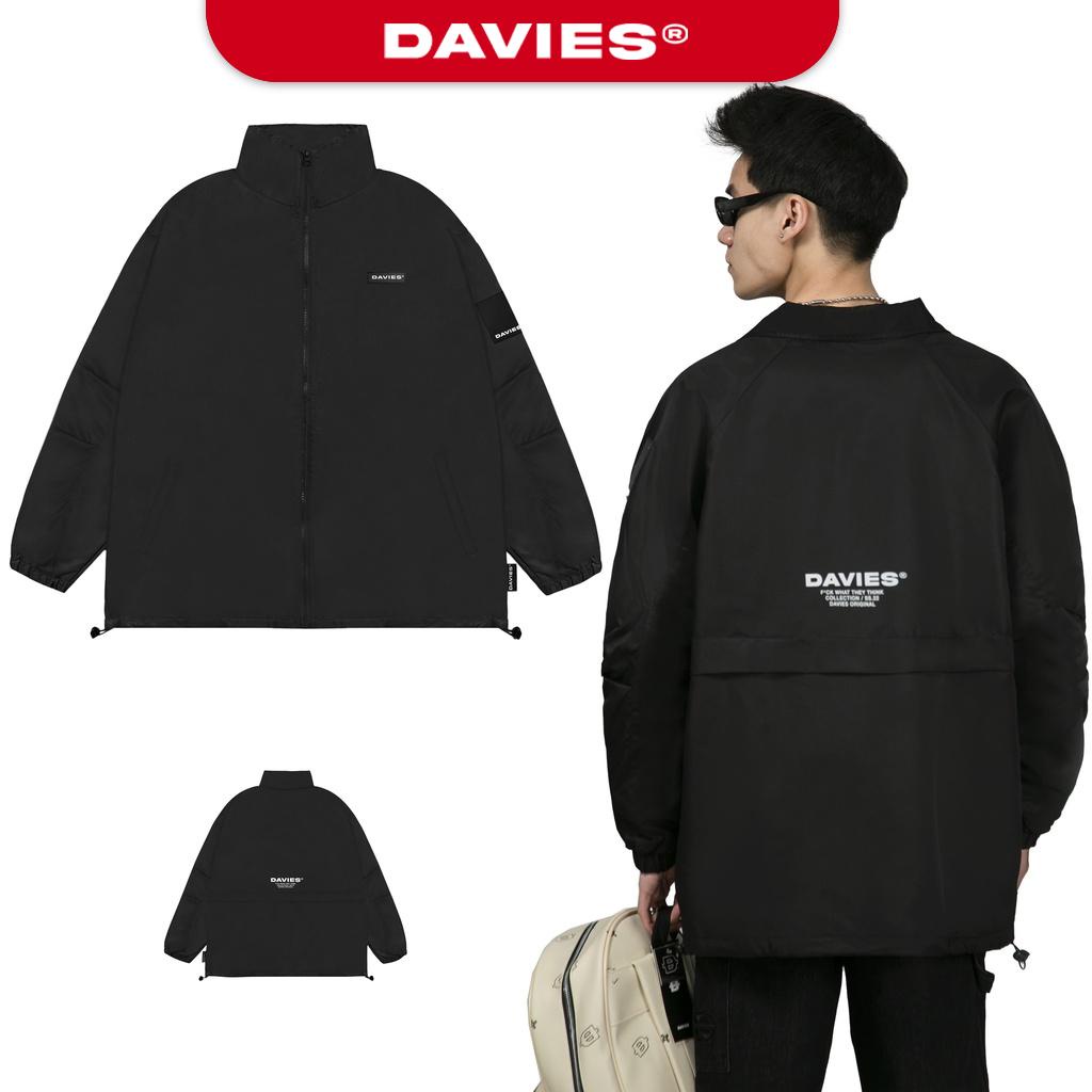 Áo khoác nam nữ đẹp màu đen form rộng Puff Jacket local brand Davies| D30-AK1