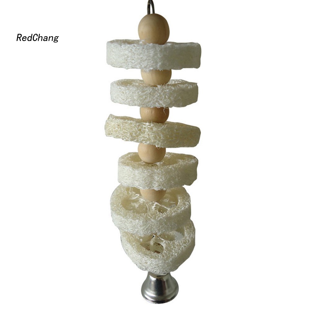 Đồ Chơi Bằng Gỗ Có Chuông Cho Vẹt Cưng