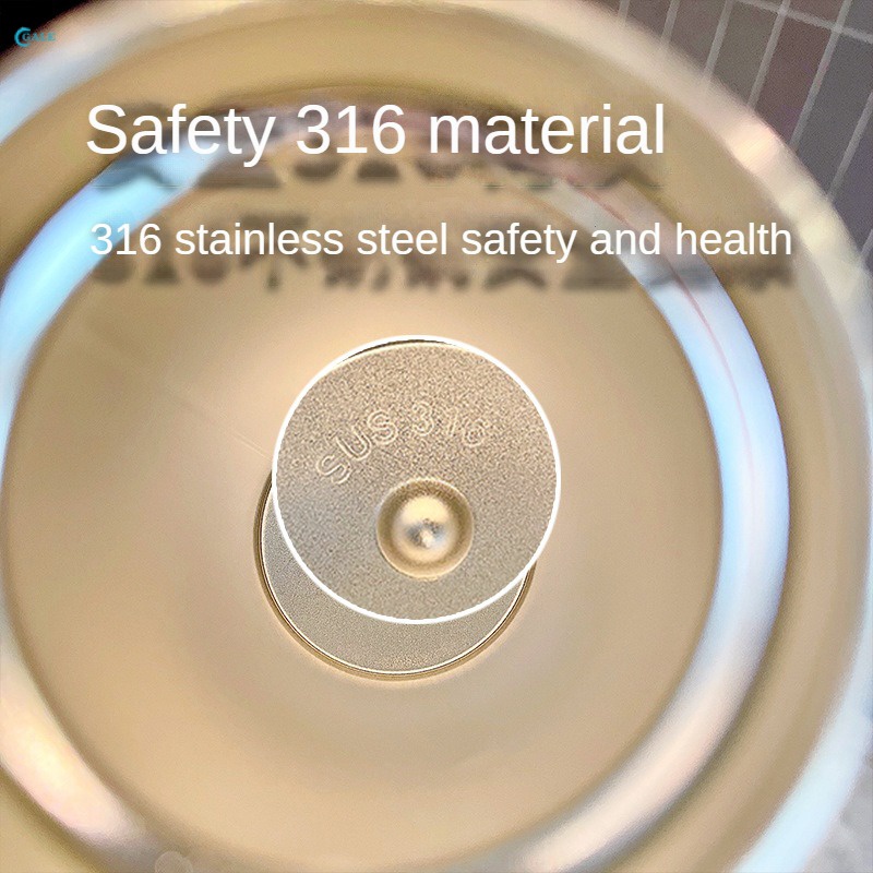 SANRIO Bình Nước Giữ Nhiệt 400ml / 500ml Bằng Thép Không Gỉ 316 Họa Tiết Dễ Thương