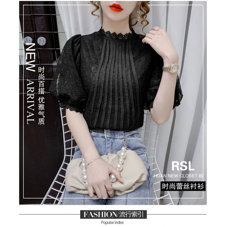 Áo Sơ Mi Chiffon Tay Lửng Thời Trang Mùa Hè Kiểu Mới Cho Nữ