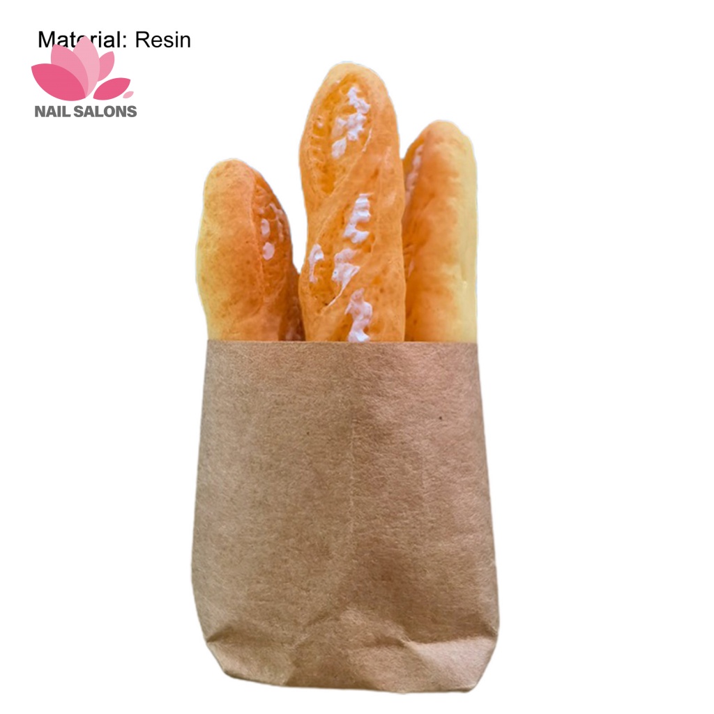 Mô Hình Bánh Mì Đồ Chơi Mini Bằng Nhựa Resin Dùng Làm Đạo Cụ Chụp Ảnh Chi Tiết Tinh Tế Cho