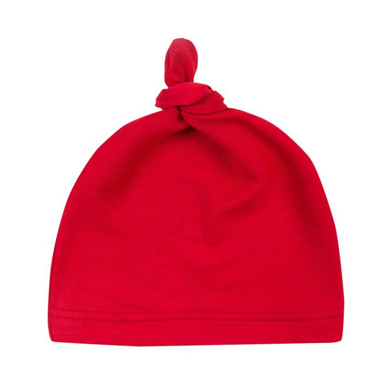 Mũ Beanie Cotton Kẻ Sọc Thắt Nút Đang Ngủ Cho Trẻ Sơ Sinh Mới Sinh Năm 2023