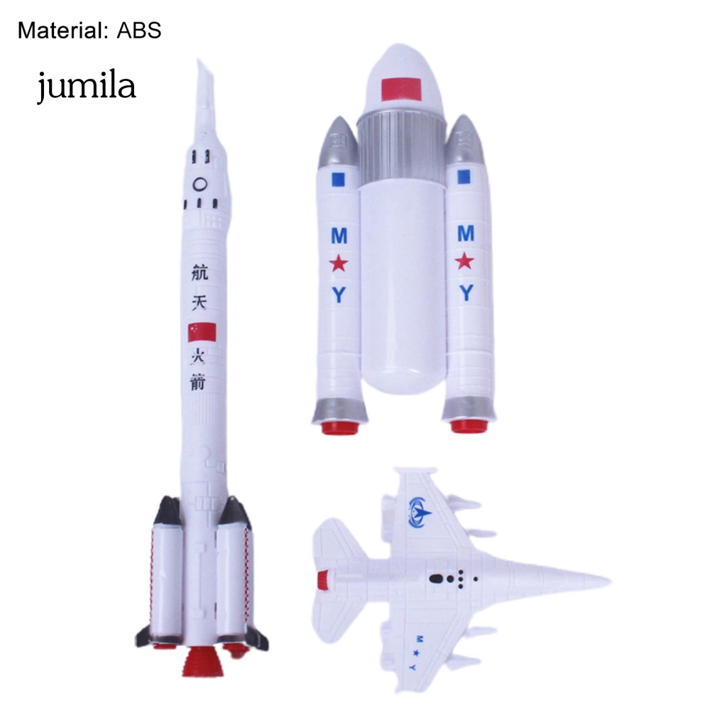Set 7 Mô Hình Tàu Con Thoi Bằng Nhựa ABS Dành Cho Bé