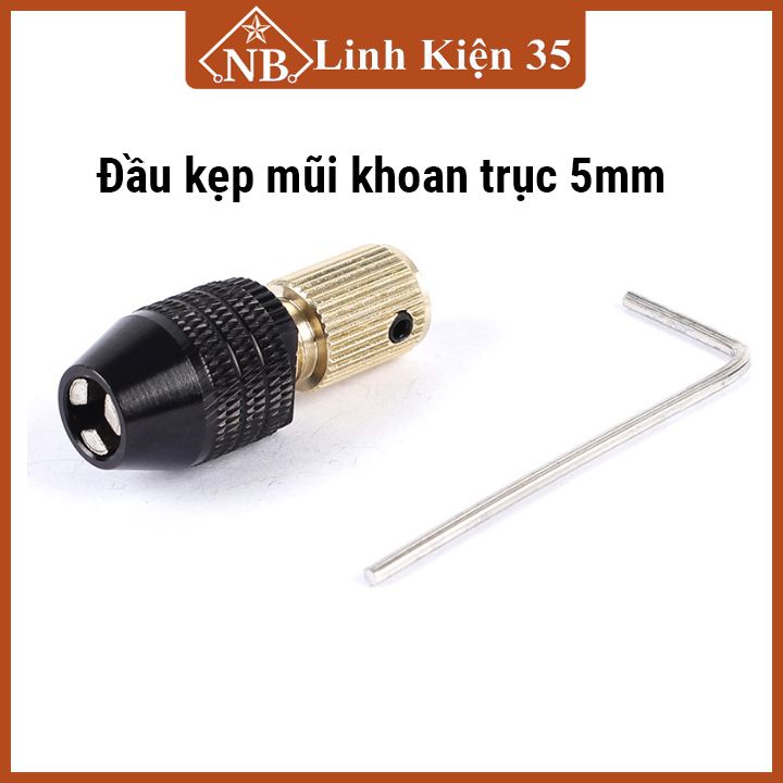 Máy khoan 555/775 độ chính xác cao đầu kẹp trục 5mm chế máy khoan, máy cắt siêu khoẻ