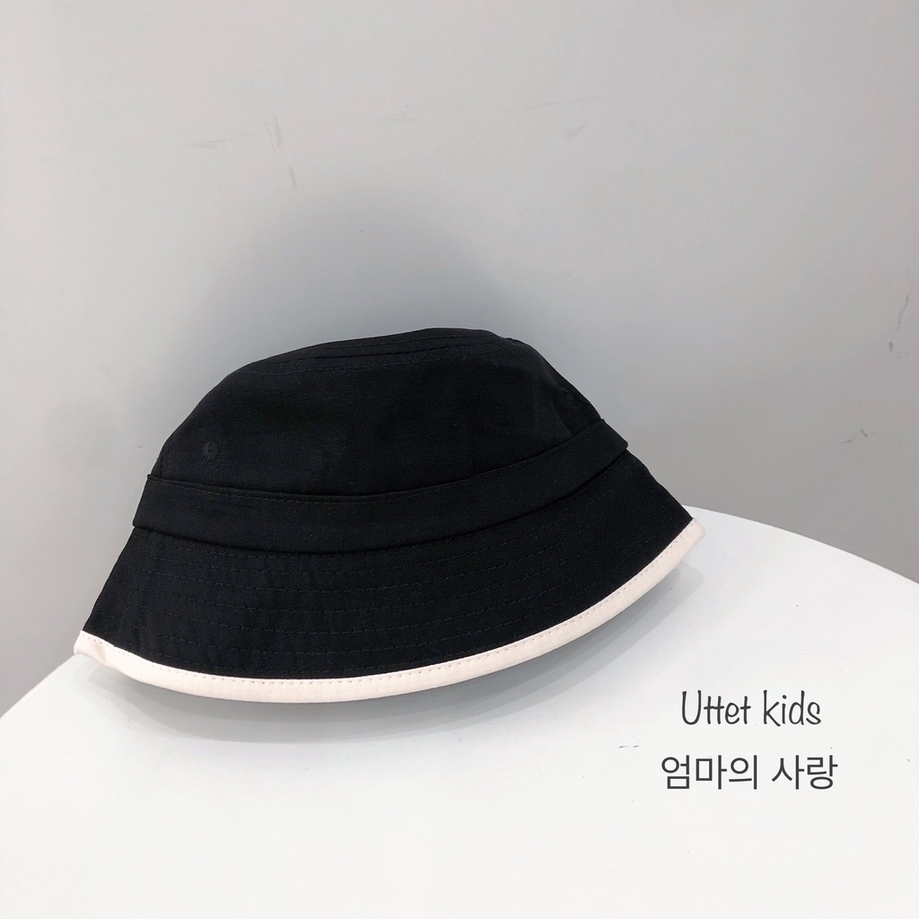 MŨ BUCKET VÀNH 52CM PHONG CÁCH HÀN QUỐC CHO BÉ GÁI VÀ BÉ TRAI