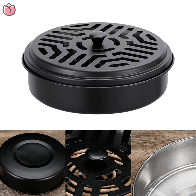Hộp Đựng Nhang Muỗi Chống Cháy Có Nắp Đậy Tiện Dụng
