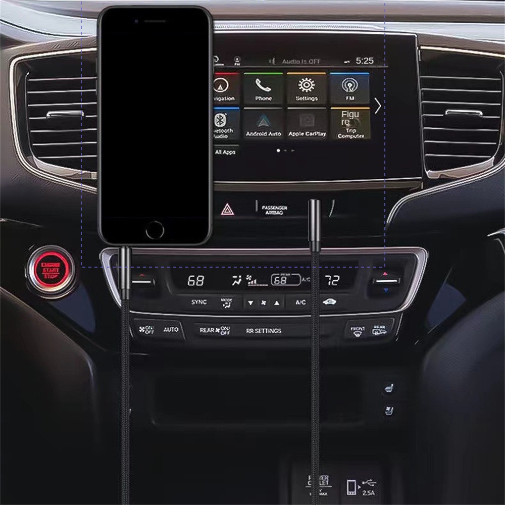 Cáp Aux Xe Hơi Cáp Âm Thanh Đực Cáp Âm Thanh Khuỷu Tay 3.5Mm Loa Âm Thanh Tai Nghe Bluetooth Dây Kết Nối Cáp Âm Thanh Bộ Chuyển Đổi Aux homelove