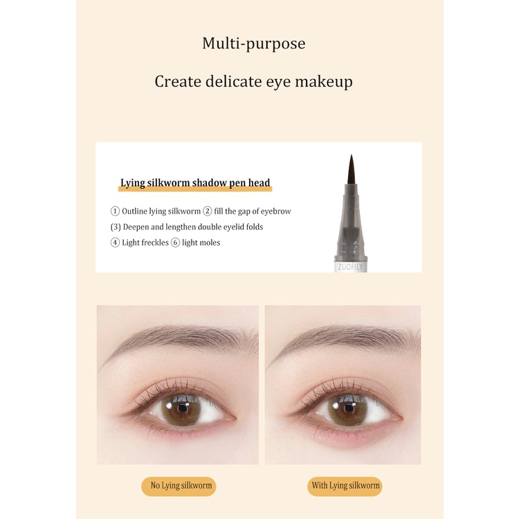 Bobeini Bút Kẻ Mắt 2 Trong 1 Nhanh Khô Chống Thấm Nước Và Mồ Hôi Không Bị Nhòe HBA896