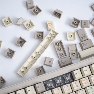 Retro Programmer Keycaps Cherry Profile PBT Dye Sub Cơ Keycap