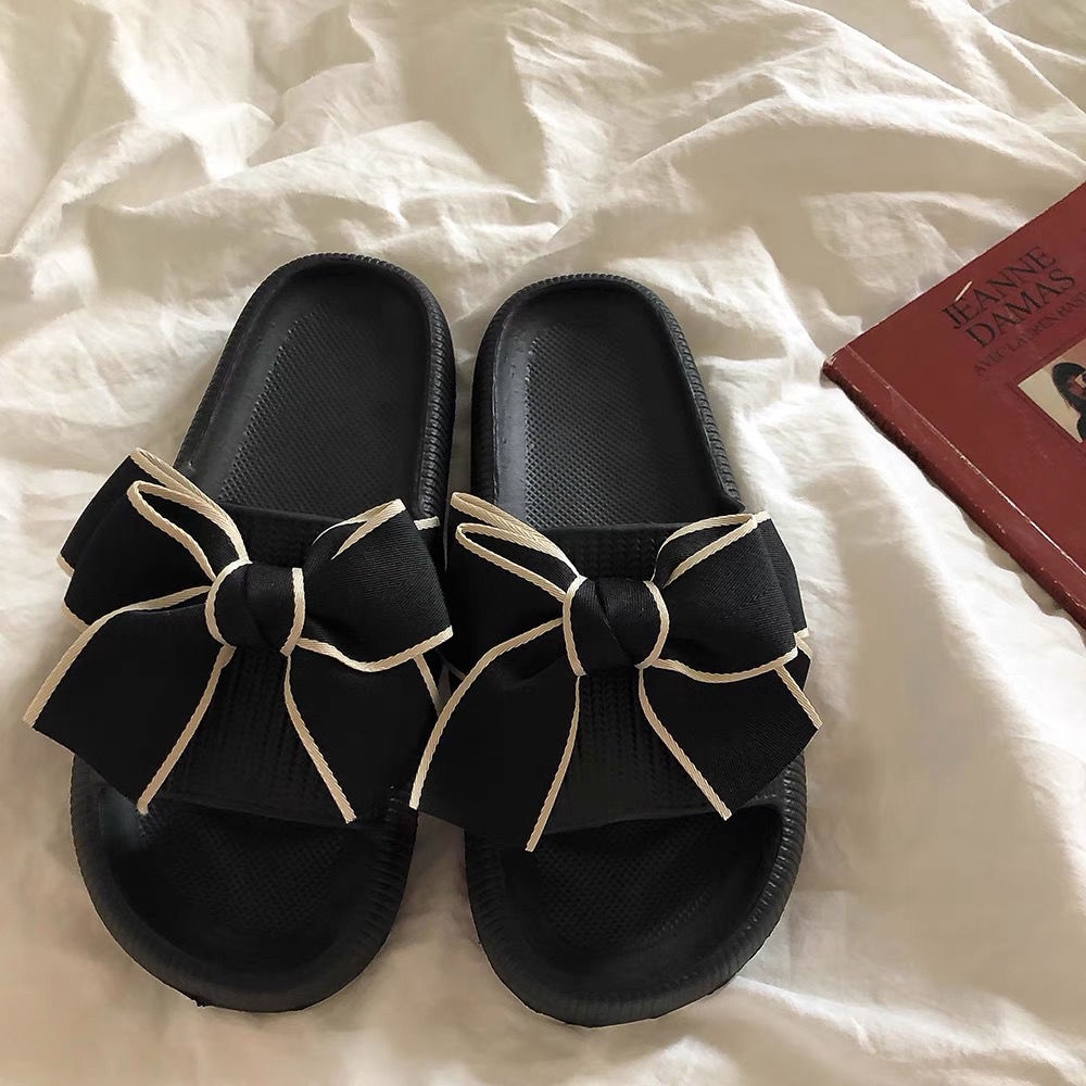 Dép Lê Đính Nơ Phong Cách Pháp Thời Trang Mùa Hè Siêu hot Phong Cách Mới Cho Nữ kyck