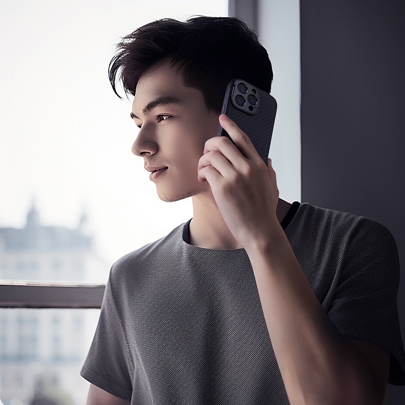 Ốp Điện Thoại TPU + Sợi Carbon Từ Tính Nillkin Cho iPhone 14 Pro Max 14 Pro