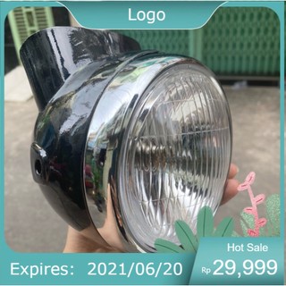 Gáo đèn pha xe 67 sắt nhựa xi + pha đèn 67 đài loan