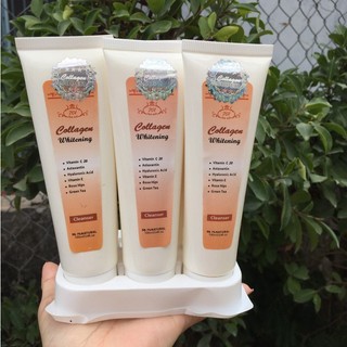 Sữa rửa mặt trắng da collagen whitening