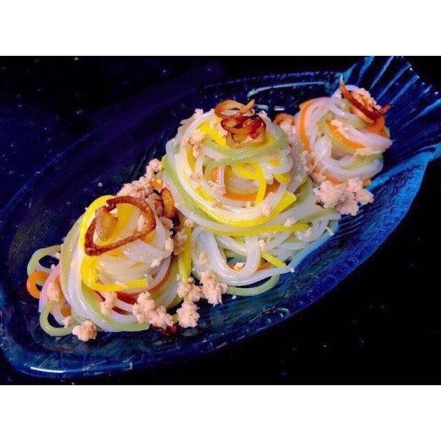 Mì somen rau củ ngũ sắc cho bé ăn dặm từ 8 tháng, mì somen Itsuki Nhật Bản 320g, 80g x 4 bó/ túi, Date 12/2025