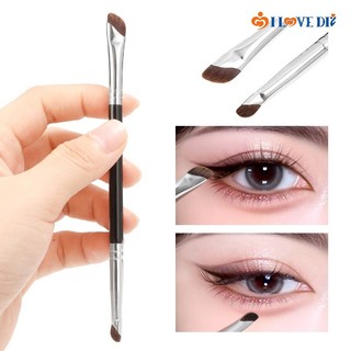 Cọ kẻ mắt góc siêu mỏng / double head sickle eye details smudge brush / lower eyelid eyeshadow chi tiết đồ trang điểm
