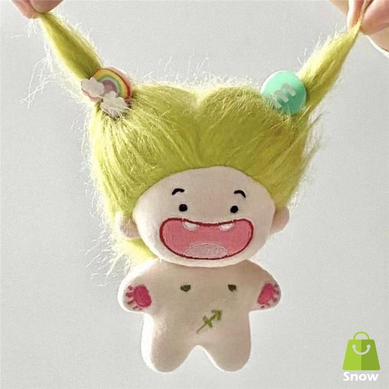 Búp Bê Nhồi Bông Hình Chòm Sao Tóc Dài 10cm Dễ Thương