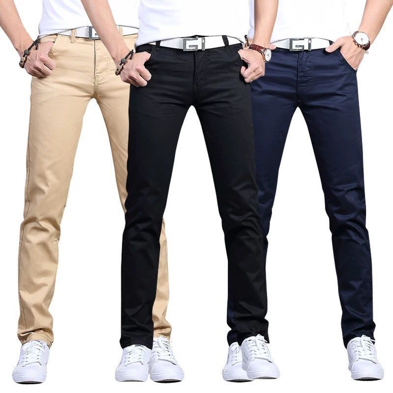 Quần Dài Dáng Ôm Phong Cách Hàn Quốc Thời Trang Mùa Hè Cho Nam HZFMC4052