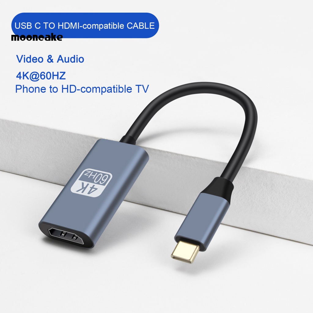 Cáp ChuyểN Từ Type-C Sang HDMI-compatible 4K HD Cho Laptop / Điện Thoại / PC