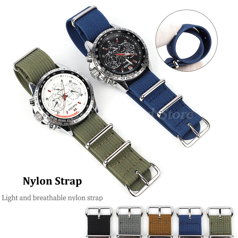 Dây đeo đồng hồ mật độ cao 18mm 20mm 22mm nylon cho samsung galaxy watch6 dây đeo cổ điển 47mm 43mm dây đeo đồng hồ nam thay thế vòng đeo tay bằng vải dệt