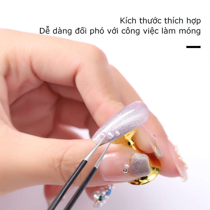 Set 5 chiếc đế gắn móng giả tập vẽ nail - đế nam châm gắn móng mẫu chuyên dụng SHERI