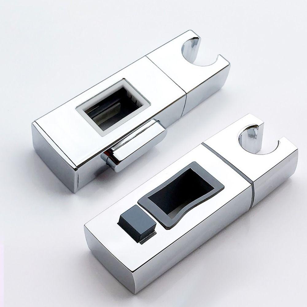 Giá đỡ đầu vòi hoa sen KUNHEV đường sắt hình vuông có thể xoay thay thế có thể điều chỉnh cho nhà tắm