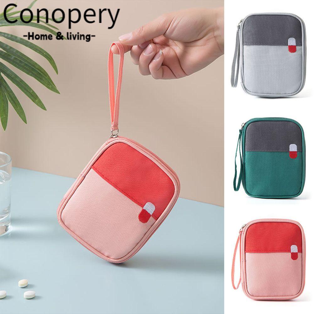 Conopery Túi sơ cứu cắm trại đi bộ đường dài ngoài trời hộp sinh tồn khẩn cấp du lịch hộp đựng thuốc dung tích lớn bộ sơ cứu xe hơi