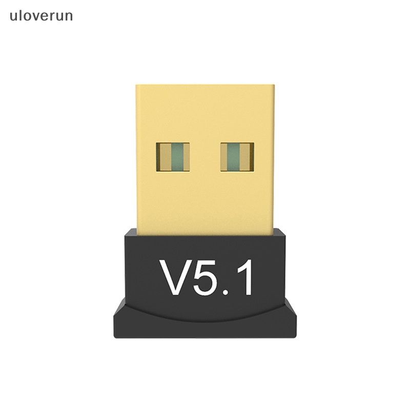 Uloverun wireless usb bluetooth 5.1 adapter bluetooth transmitte music receiver adaptador cho pc laptop vn