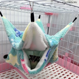 [cisi] Pet sugar glider hamster double-layer hammock treo túi sóc
