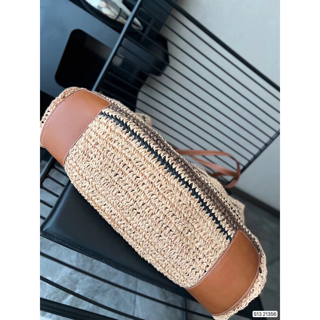 Túi Xách Rơm Đan Cỡ Lớn Thời Trang Mùa Hè 2023 Cho Nữ