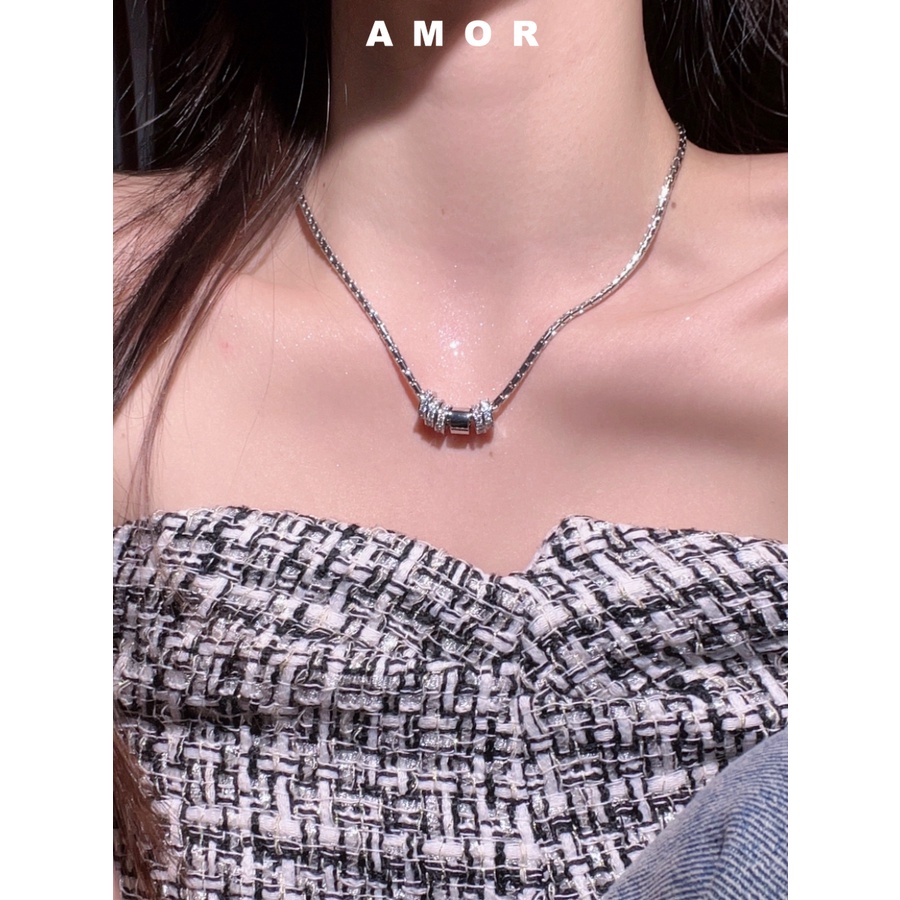 Mặt dây chuyền kim cương vòng cổ thời trang nữ nam