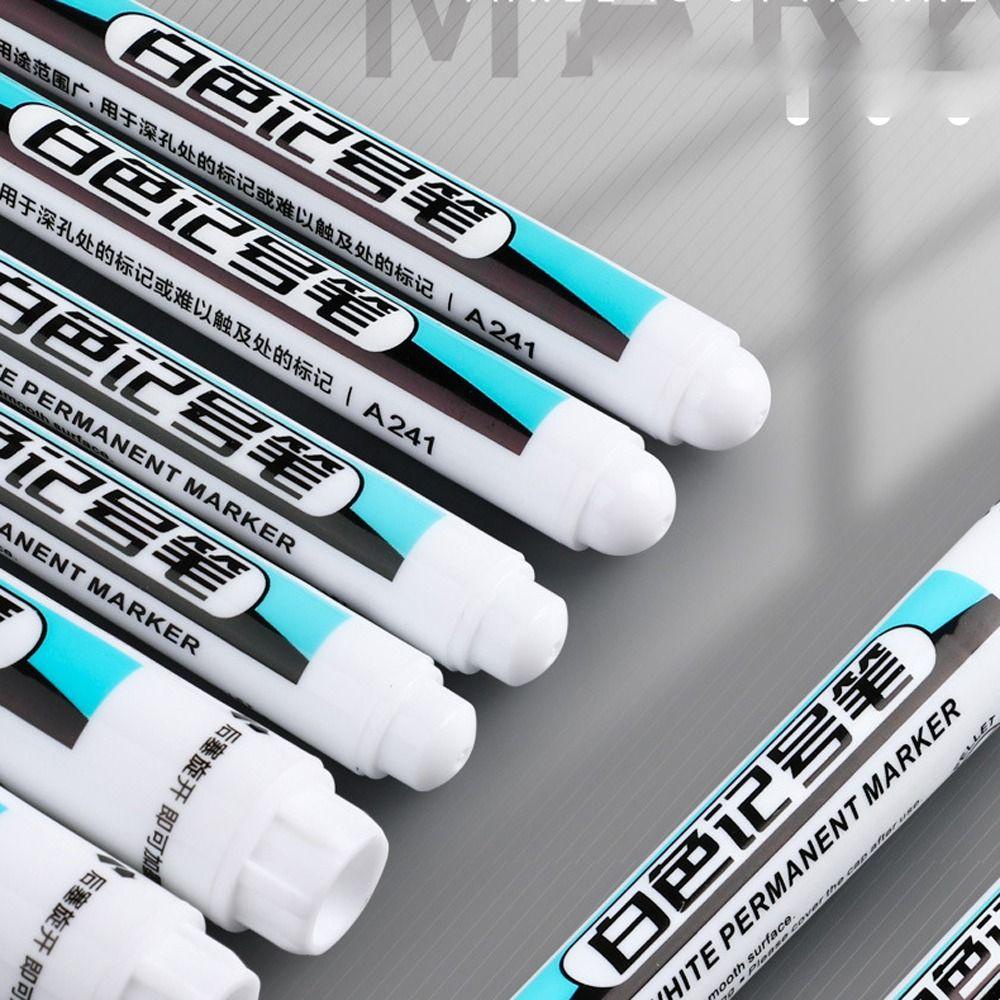 Hchc Bút Mực gel Màu Trắng Ngòi 0.7mm / 1.0mm /. 2.5mm Chống Thấm Nước Nhanh Khô Không Dễ Phai Màu