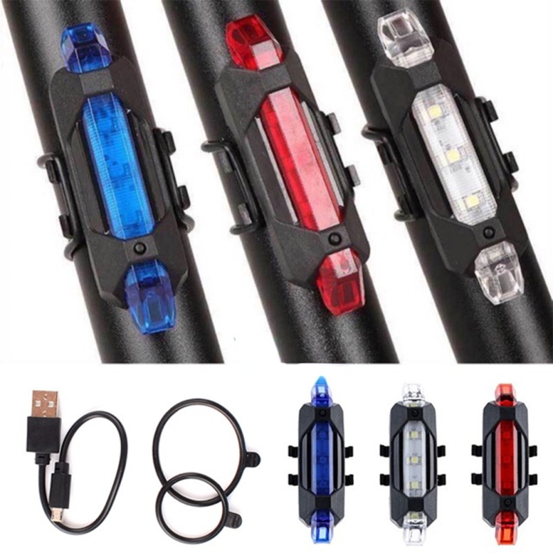 ESLNF 5 Đèn Led Xe Đạp Đèn Hậu Mtb Đèn Cảnh Báo Xe Đạp Có Sạc Usb Đèn Hậu Xe Đạp Đèn Gắn Xe Đạp