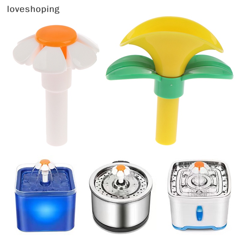 Đầu vòi hoa thay thế đài phun nước cho mèo cho máy lọc nước hàng đầu hình khối tròn boutique