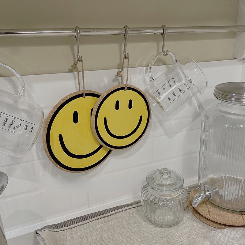 Hera smiley pot mat coaster tấm cách nhiệt tấm lót bàn placemat