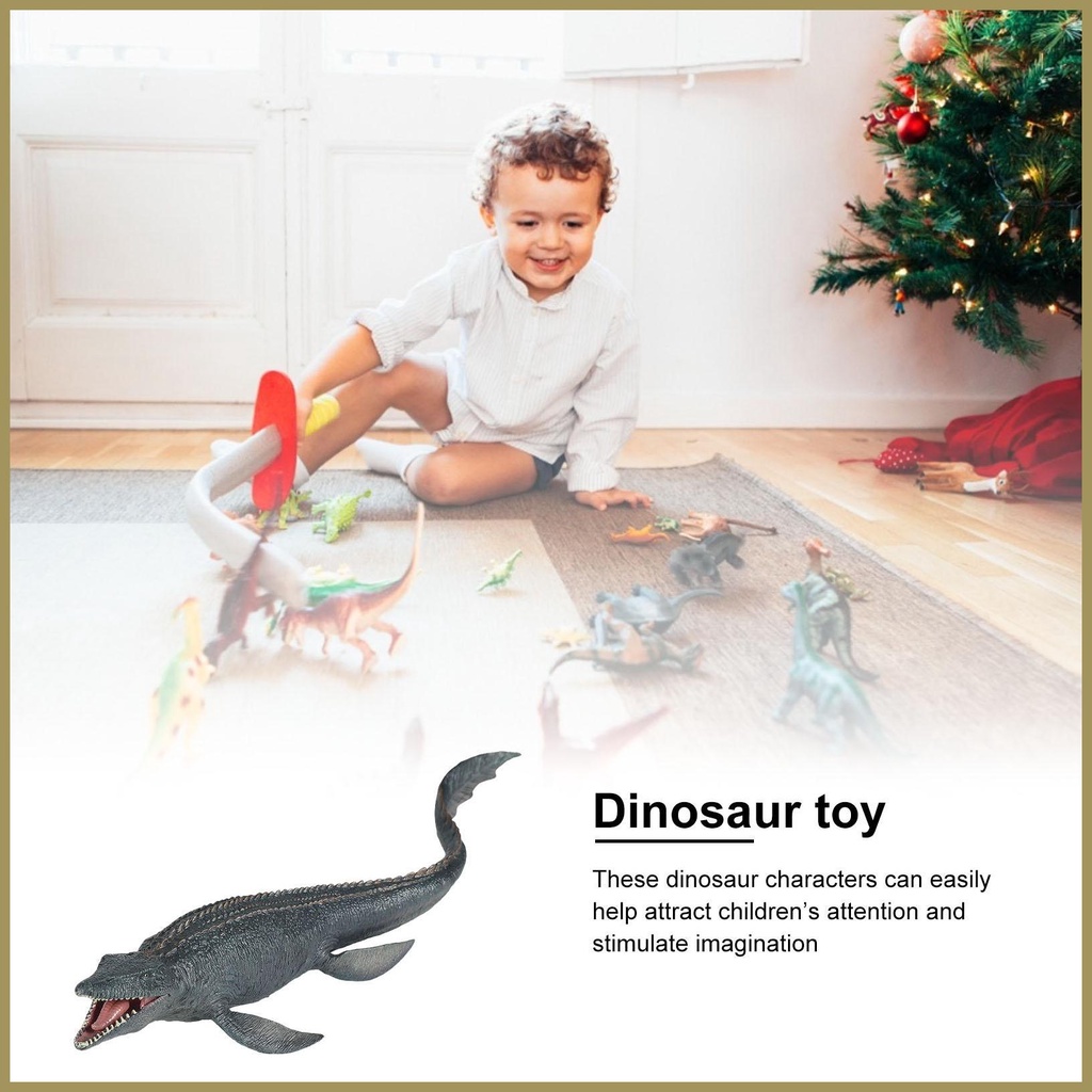 Hình thực tế khủng long mosasaurus bộ sưu tập mô hình đồ chơi bé trai sư tử trưởng thành cá sấu wild beast trang chủ decroation paca3vn
