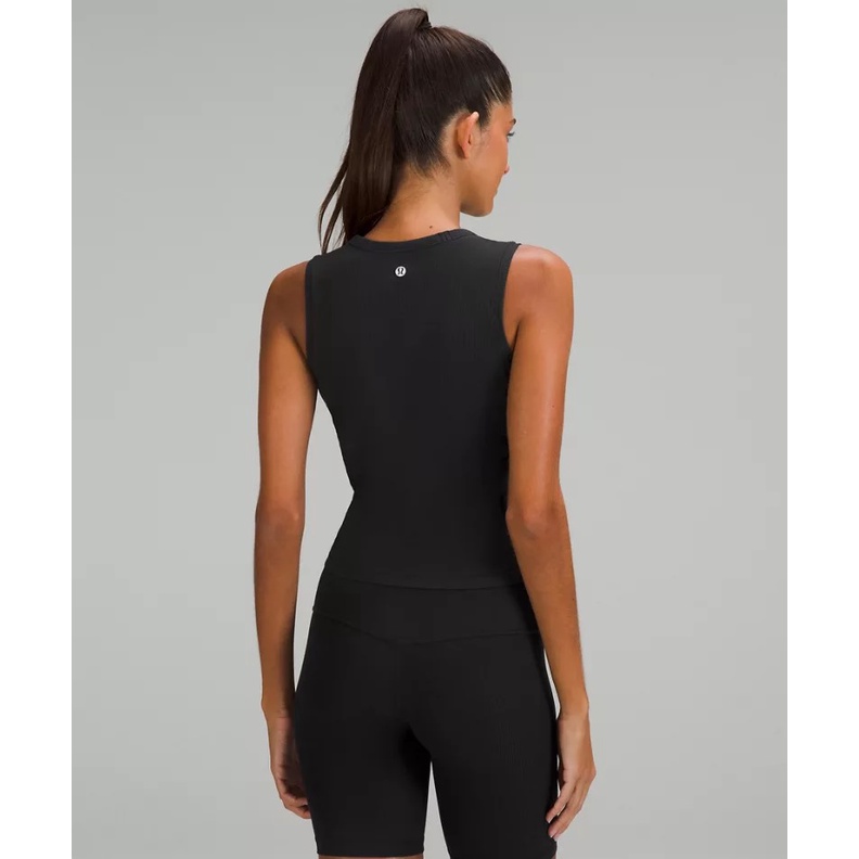 Áo Lulu All It Takes Ribbed Nulu Tank Top Áo thun ba lỗ cao cổ