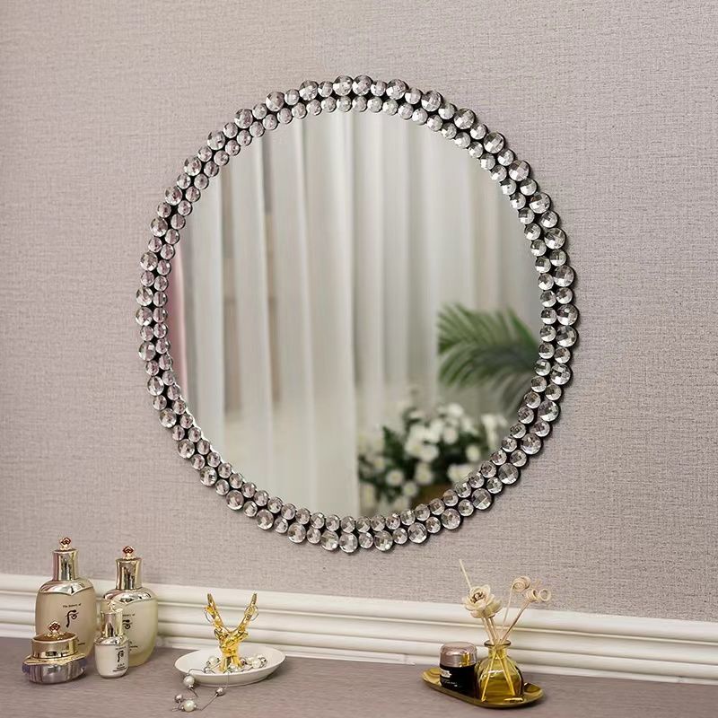Gương Trang Điểm Treo Tường Phòng Tắm Phong Cách Âu Mỹ Cổ Điển Mới