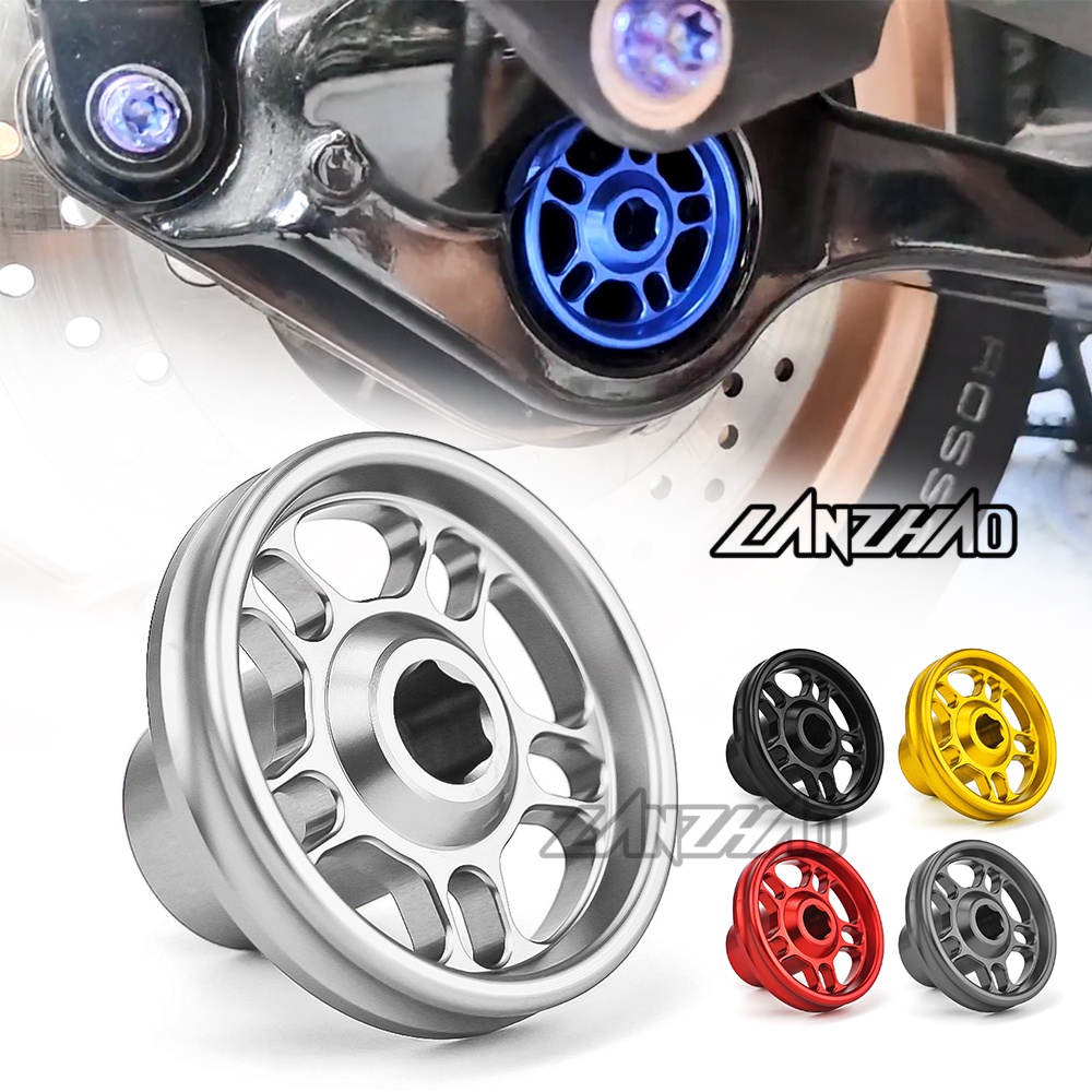 Đối với yamaha xmax 300 2017-2023 khung cắm swing arm cover nut phụ kiện bánh sau