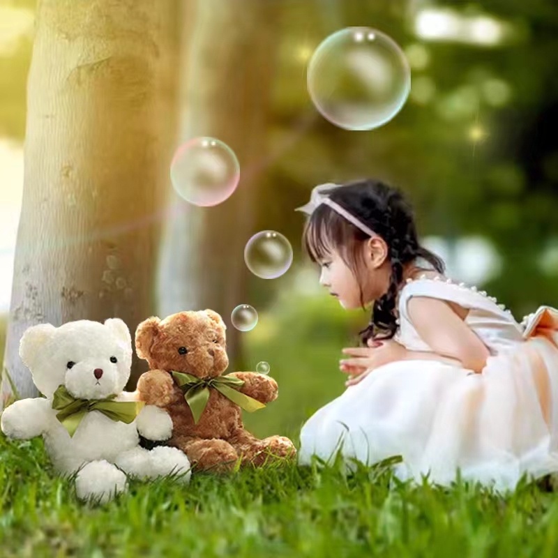 20 / 30cm, soft plush, teddy bear head story fills advanced momo