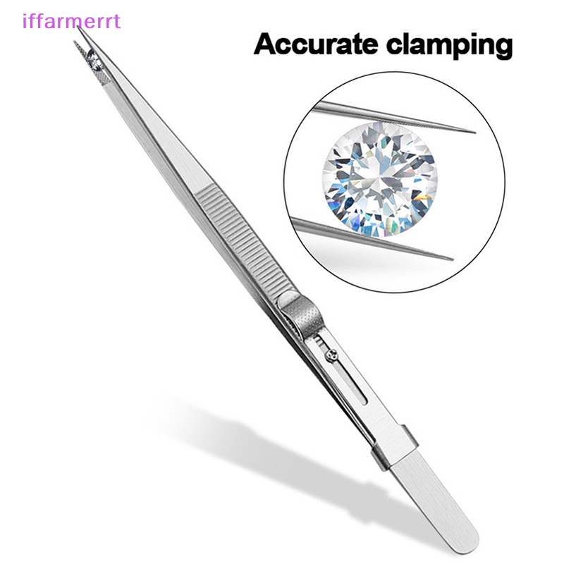 Iffarmerrt dụng cụ làm đồ trang sức nhíp lõm rãnh kim cương dụng cụ thủ công cho thợ kim hoàn vn