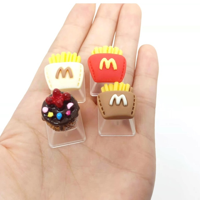 1 Bộ Bàn Phím Cơ Màu Trong Mờ Dễ Thương Cho Bàn Phím Cơ yv2o