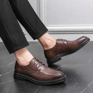 Giày oxfords da mềm kiểu hàn quốc-phong cách cho nam