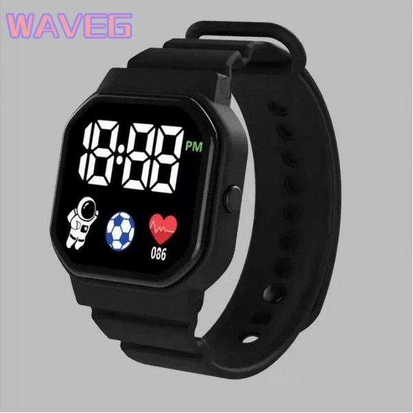 wave Unisex Watch Vintage Digital Sports Quà tặng kỹ thuật số