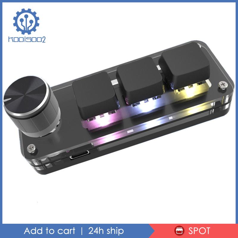 Bộ phận nâng cấp bàn phím bàn phím tiêu chuẩn rgb với núm lập trình osu vẽ chơi game