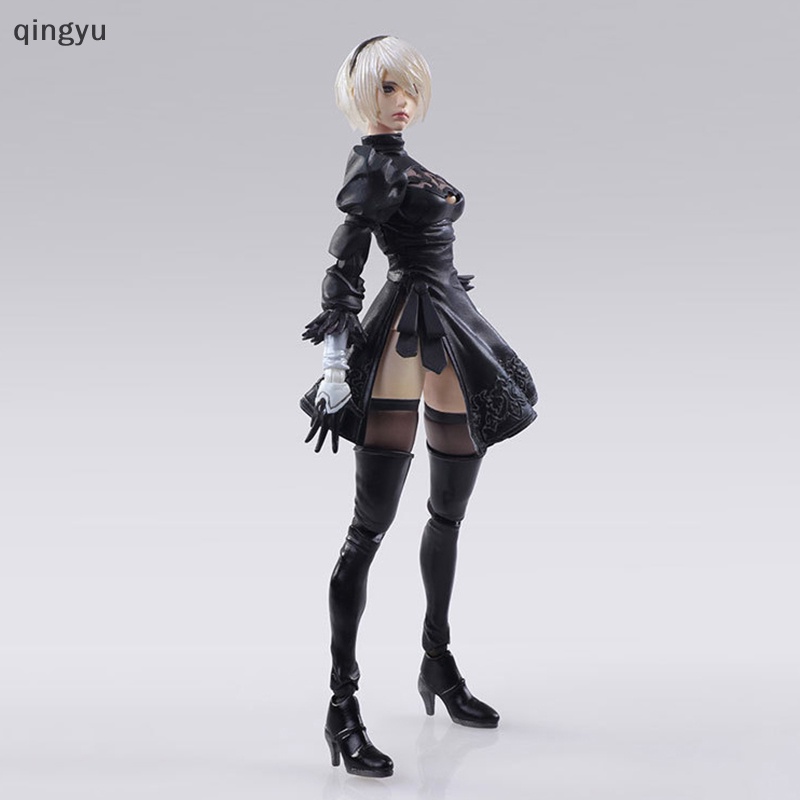 Mới 14cm nier automata yorha no. 2 loại b 2b fighg hành động hình đồ chơi pvc quà tặng tốt