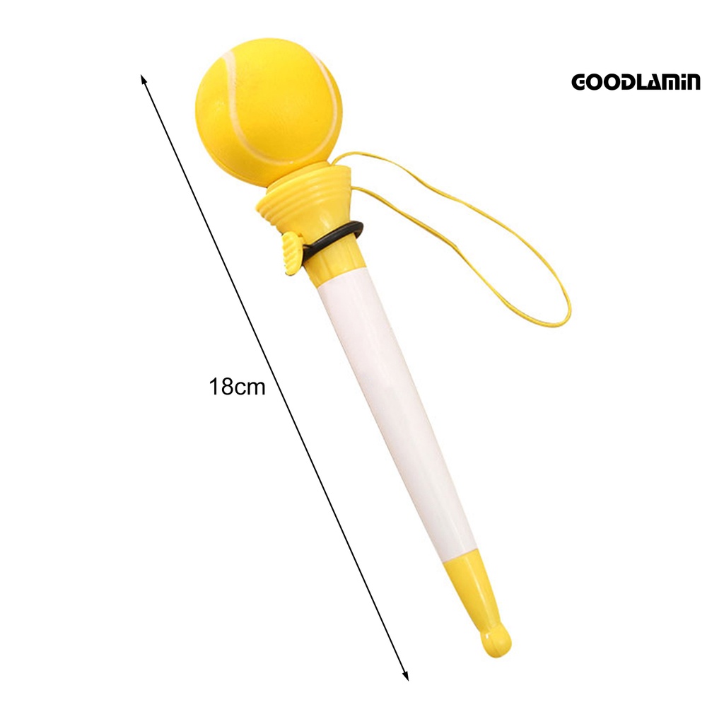 Goodlawjcj bút bi sáng tạo bóng rổ bóng đá tennis hình dạng bóng chuyền giải nén bounce popup bút trung tính