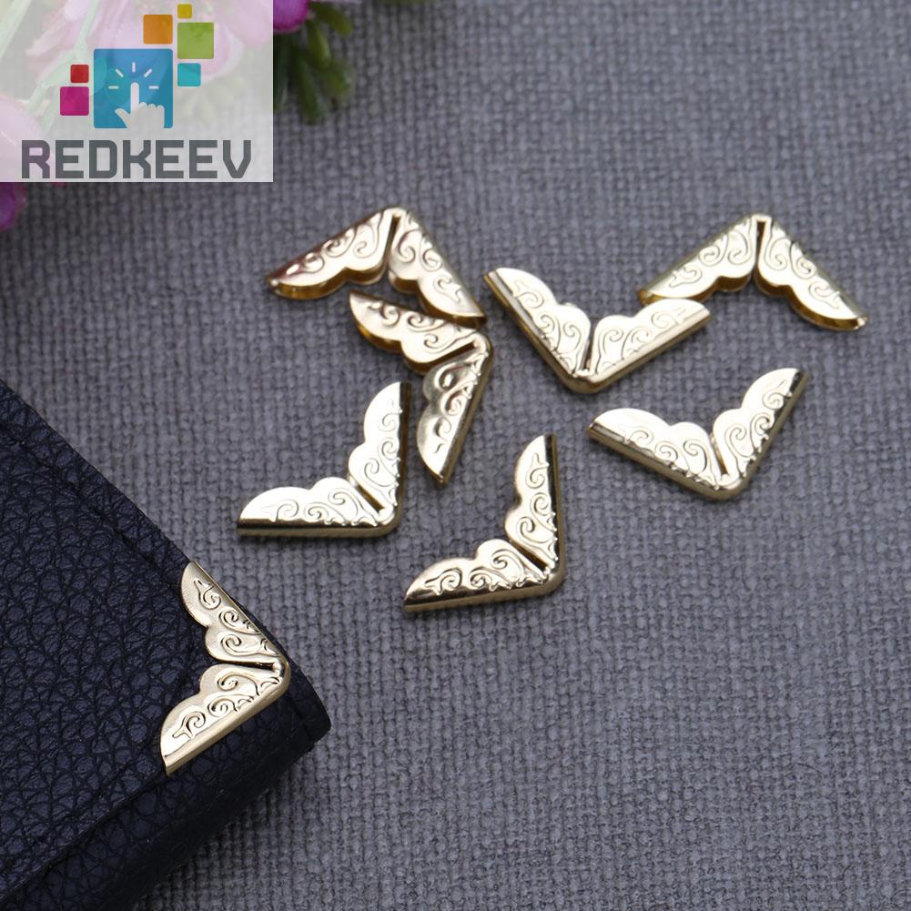 100 cái tone scrapbooking albums bảo vệ góc thẻ tệp menu sách kim loại